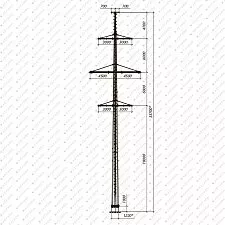 Многогранная опора ПМ220-2тРТр